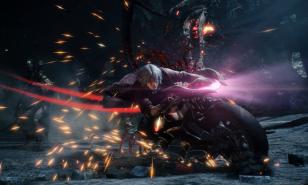 Dante on Devil Arm Cavaliere Devil May Cry, Devil Arms, Hack and slash