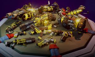 Deep Rock Galactic Supporters Upgrade Weapons Cosmetics Gold Weapons, Supporters set, Cosmetics