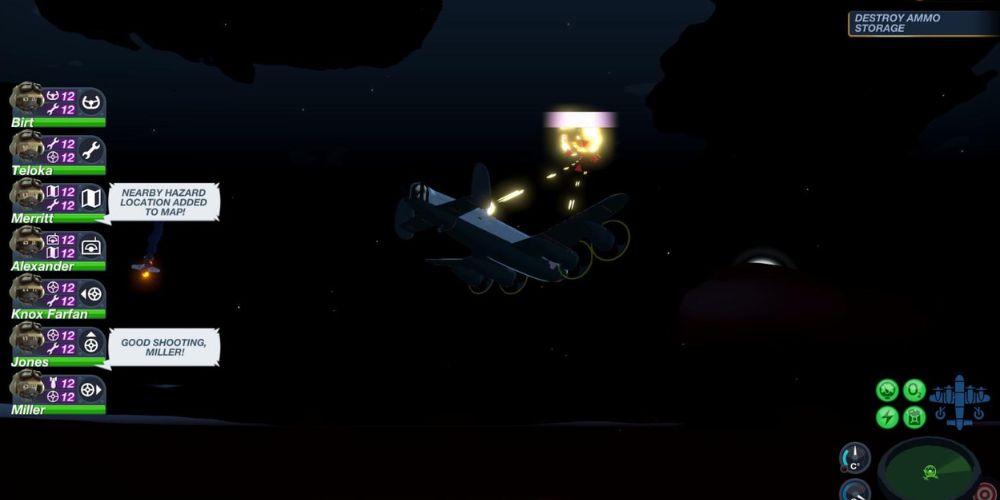 This loadout lets to strike from below, attacking enemy diving at you