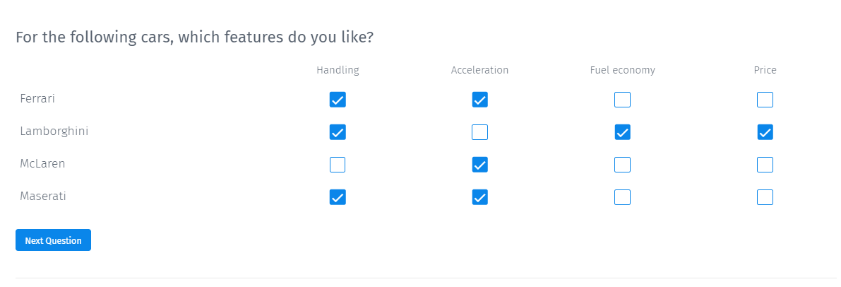 single-select-matrix-question-in-surveys