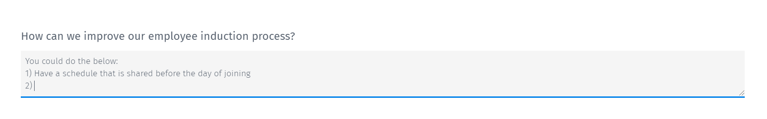 Open-ended-text-question