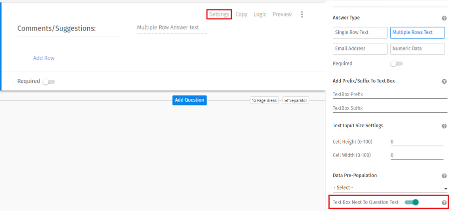 Open-ended-text-question