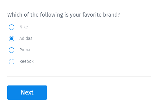 text piping with question code